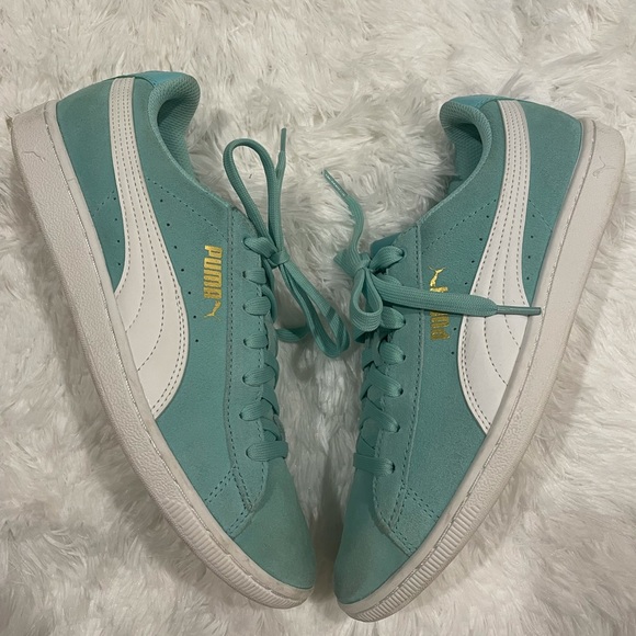 puma suede classic mint